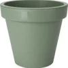 CACHE POT ROND VERT 40CM
