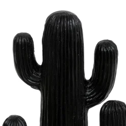 CACTUS DECO EXTERIEUR RODRIGO NOIR H.38CM