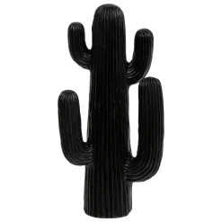 CACTUS DECO EXTERIEUR RODRIGO NOIR H.38CM