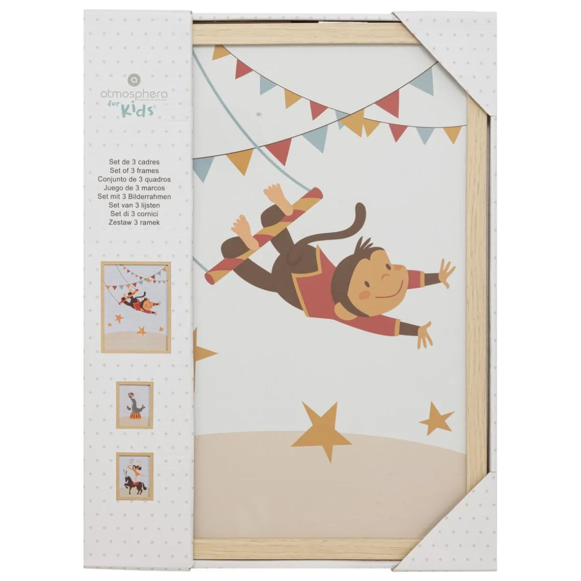 CADRE DECO CIRCUS X3 PIECES