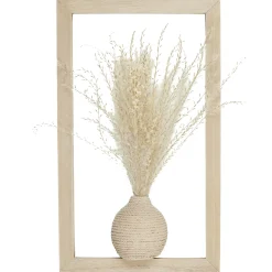 CADRE DECORATIF FLEURS SECHEES 16X25CM