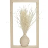 CADRE MURAL VASE ET FLEURS SECHEES 19X32CM