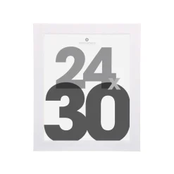 CADRE PHOTO BLANC LISE 24X30CM