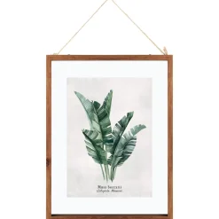CADRE VERRE FEUILLES 38X48CM