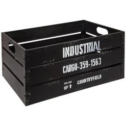 CAGETTE METAL BILL NOIR D.40.3X25X21CM