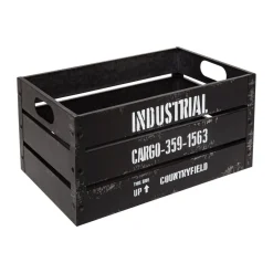 CAGETTE METAL BILL NOIR D.40.3X25X21CM