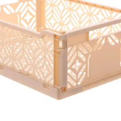 CAGETTE PLIABLE BEIGE 40X30X15CM