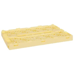 CAGETTE PLIABLE JAUNE 30X20X11.5CM
