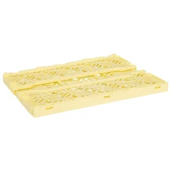 CAGETTE PLIABLE JAUNE 40X30X15CM