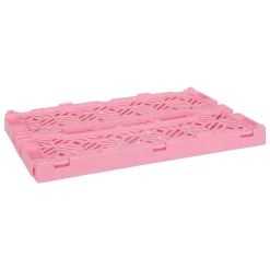 CAGETTE PLIABLE ROSE 30X20X11.5CM