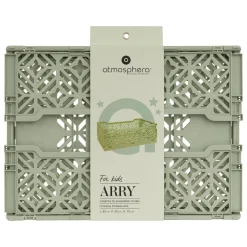 CAGETTE PLIABLE VERTE 40X30X15CM