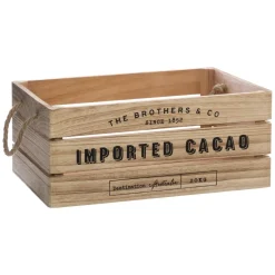 CAISSE CAGETTE COLONIAL D.35X25X15CM