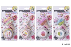 CAISSETTE ET PICS IMPRIMES.D.5X3CM ANNIVERSAIRE X24PCS