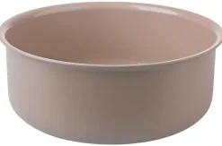 CASSEROLE CERAMIQUE ALUMINIUM 20CM TAUPE