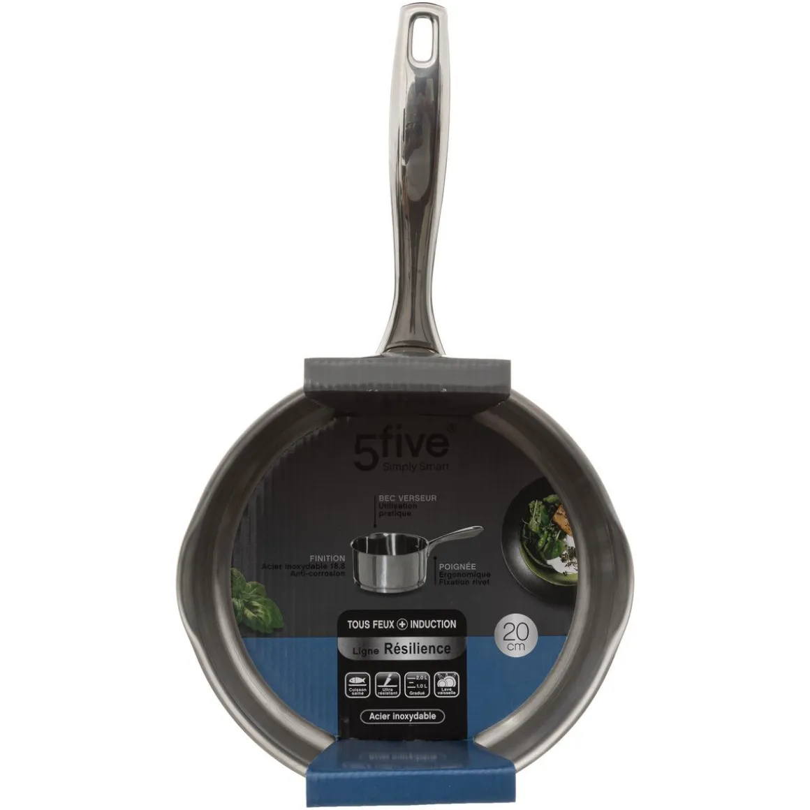 CASSEROLE RESILIENCE INOX 20CM