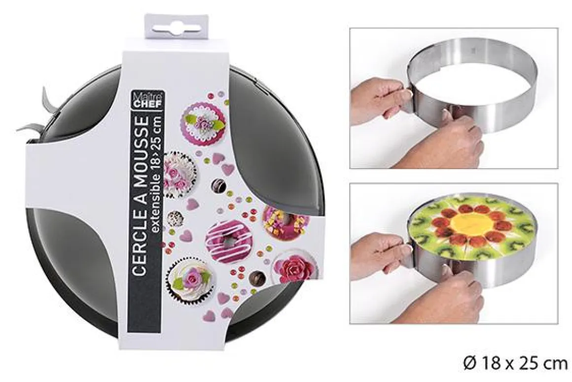 CERCLE A MOUSSE EXTENSIBLE 18 A 25CM