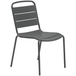 CHAISE ALEGORIA EMPILABLE GRAPHITE