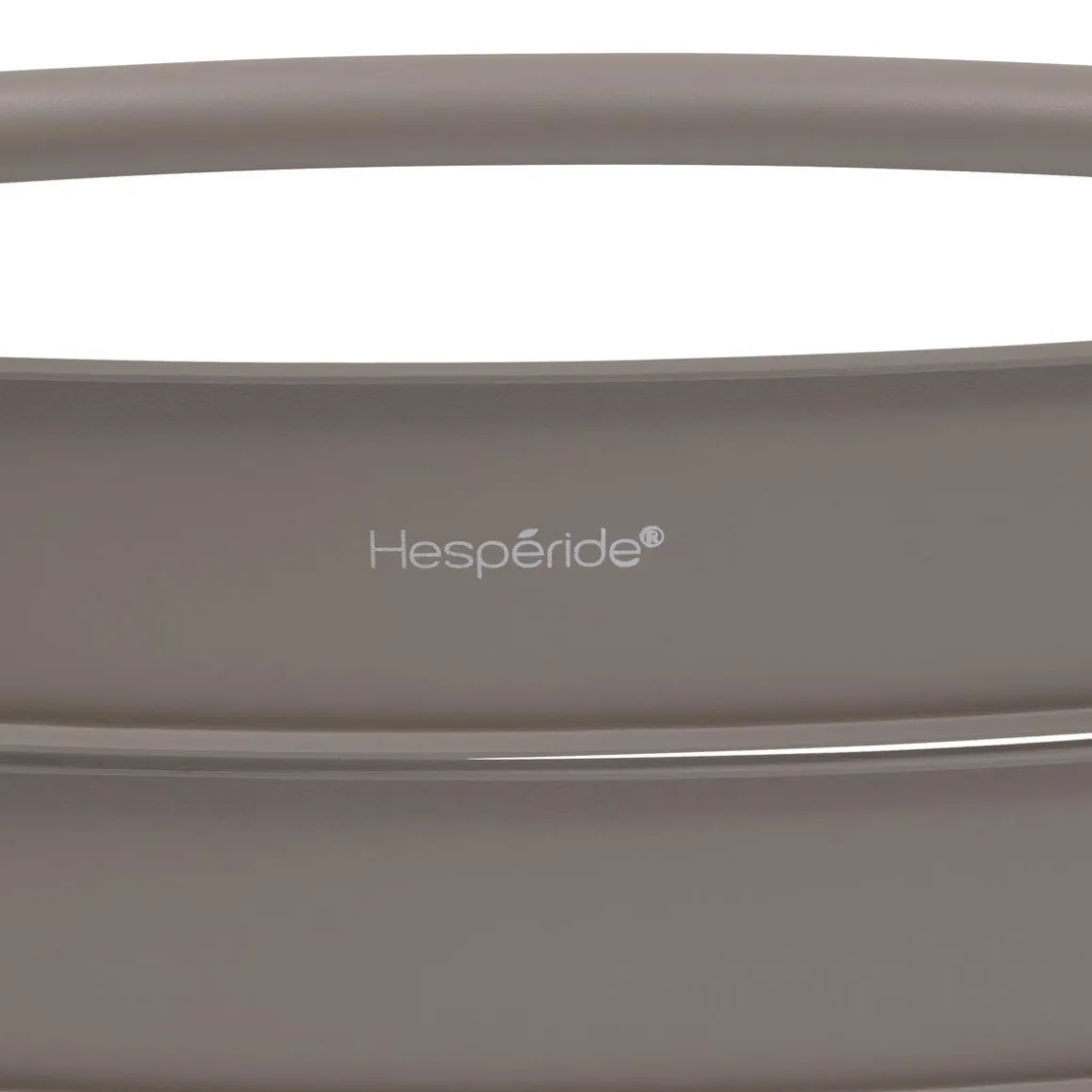 CHAISE ALEGORIA HAUT EMPILABLE CAFE