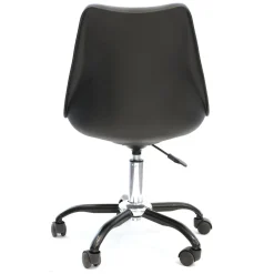 CHAISE A ROULETTES KIRUNA NOIR