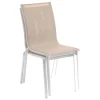 CHAISE AXANT EMPILABLE LIN BLANC