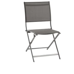 CHAISE AXANT PLIANTE WENGE PRALINE