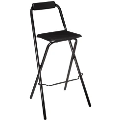 CHAISE BAR PLIANTE LOUNA NOIR