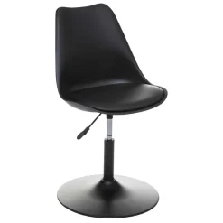 CHAISE DINER AJUSTABLE NOIR AIKO