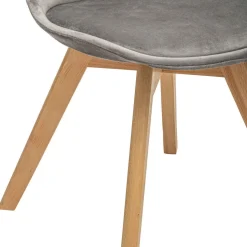 CHAISE DINER PATCHWORK GRIS BAYA