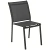CHAISE ESSENTIA EMPILABLE ANTHRACITE GRAPHITE
