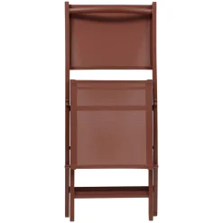 CHAISE ESSENTIA PLIANTE ACAJOU ACAJOU