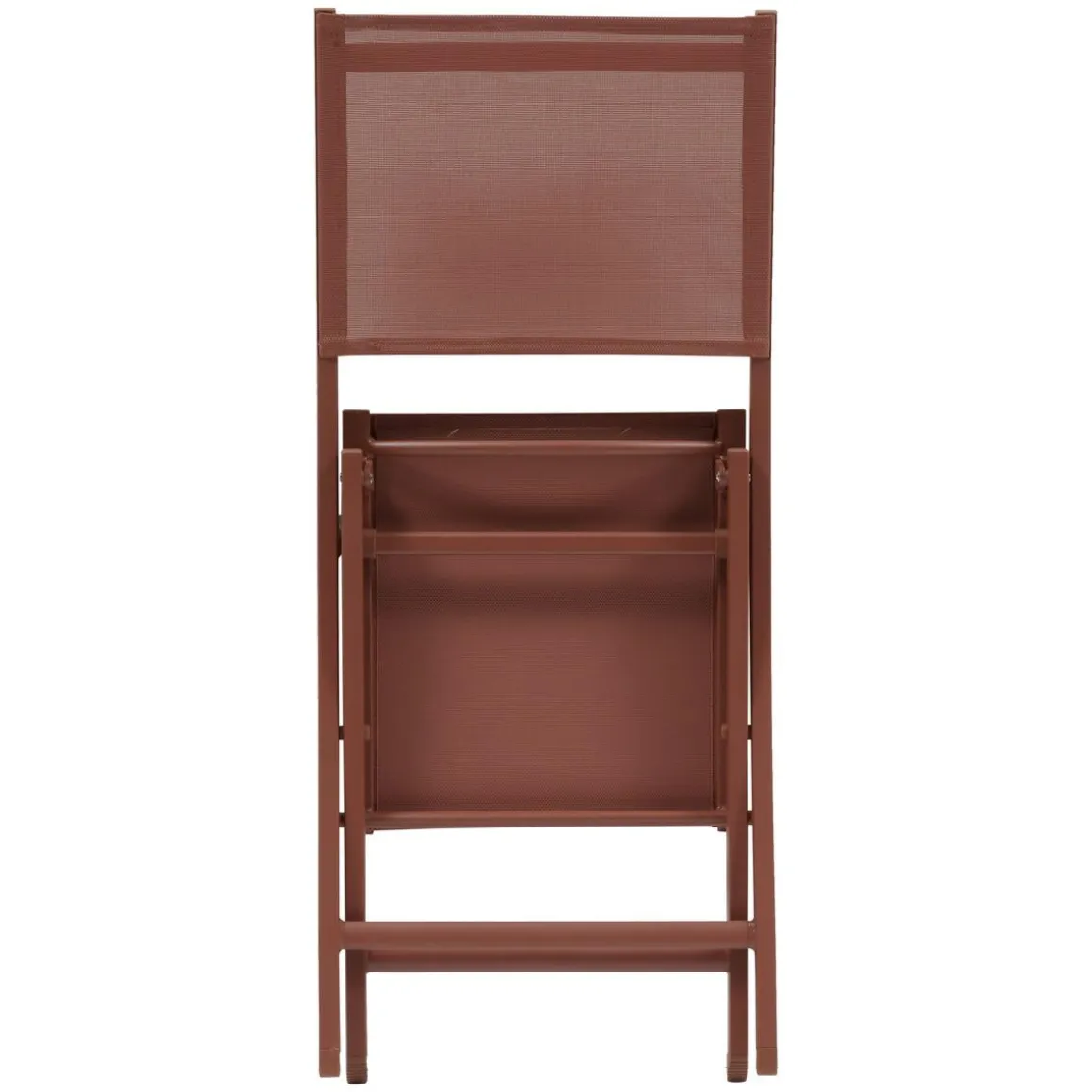 CHAISE ESSENTIA PLIANTE ACAJOU ACAJOU