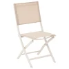 CHAISE ESSENTIA PLIANTE LIN ARGILE