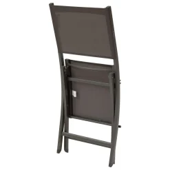 CHAISE ESSENTIA PLIANTE WENGE PRALINE