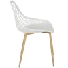CHAISE EXTERIEUR MALAGA BLANC