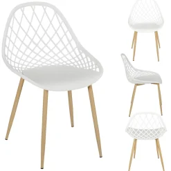 CHAISE EXTERIEUR MALAGA BLANC