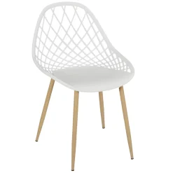CHAISE EXTERIEUR MALAGA BLANC