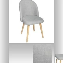 CHAISE GRIS MOYEN NETI