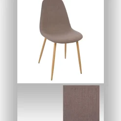 CHAISE IMITATION HETRE ROKA TAUPE