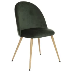 CHAISE IMITATION HETRE VELOURS SLANO JUNGLE