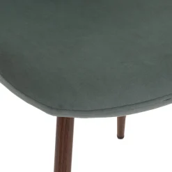 CHAISE IMITATION NOYER VELOURS ROKA CELADON