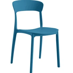 CHAISE JANICE BLEU CANARD 50.5X41X80CM