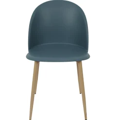 CHAISE SCANDINAVE BERGEN BLEU CANARD