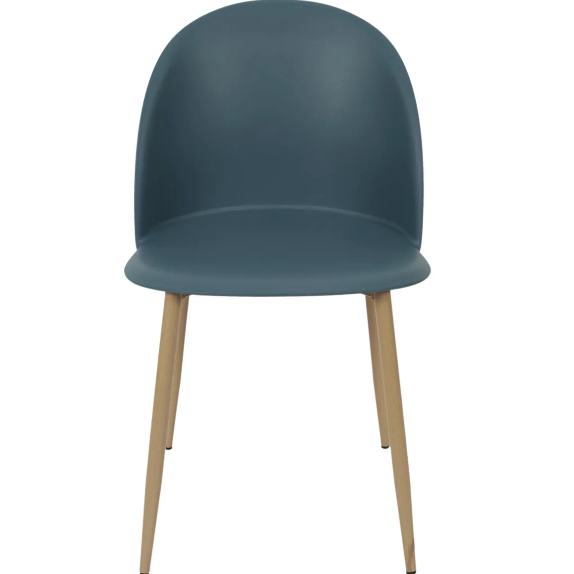 CHAISE SCANDINAVE BERGEN BLEU CANARD