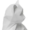 CHAT RESINE ORIGAMI DELIA H.20CM