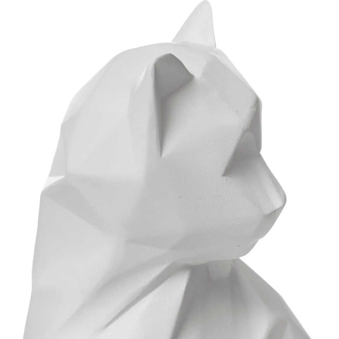 CHAT RESINE ORIGAMI DELIA H.20CM