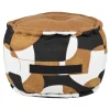CHESTER POUF ROND 40X30CM MULTICOLORE