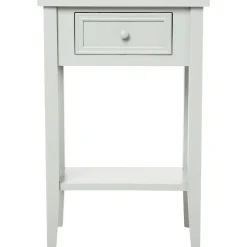 CHEVET 1 TIROIR TAUPE CHARME