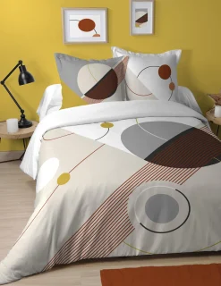 CHROMA HOUSSE COUETTE 240X220CM ET 2 TAIES 63X63CM COTON