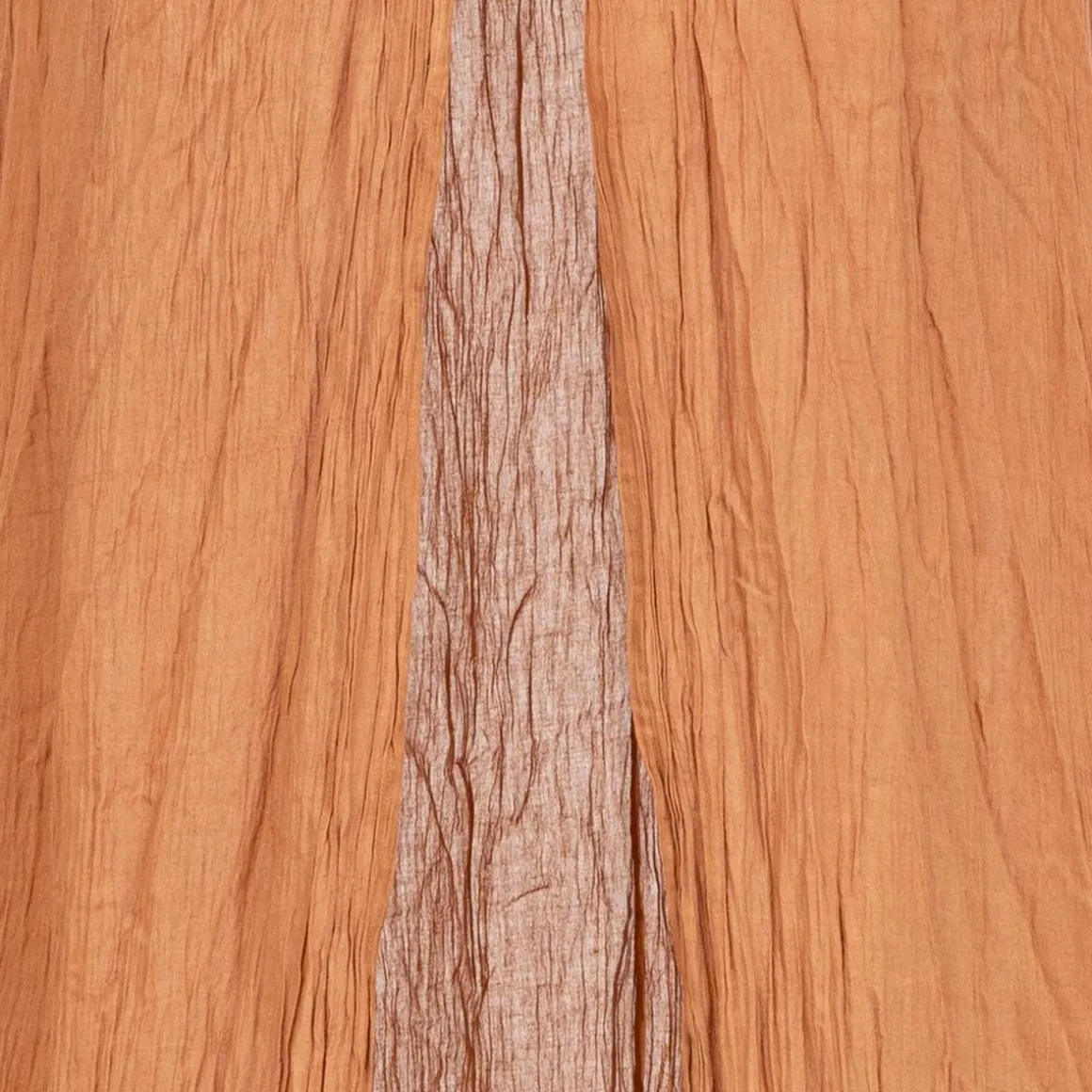 CIEL DE LIT DOUBLE GAZE COTON NOISETTE
