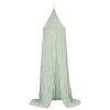 CIEL DE LIT DOUBLE GAZE COTON VERT